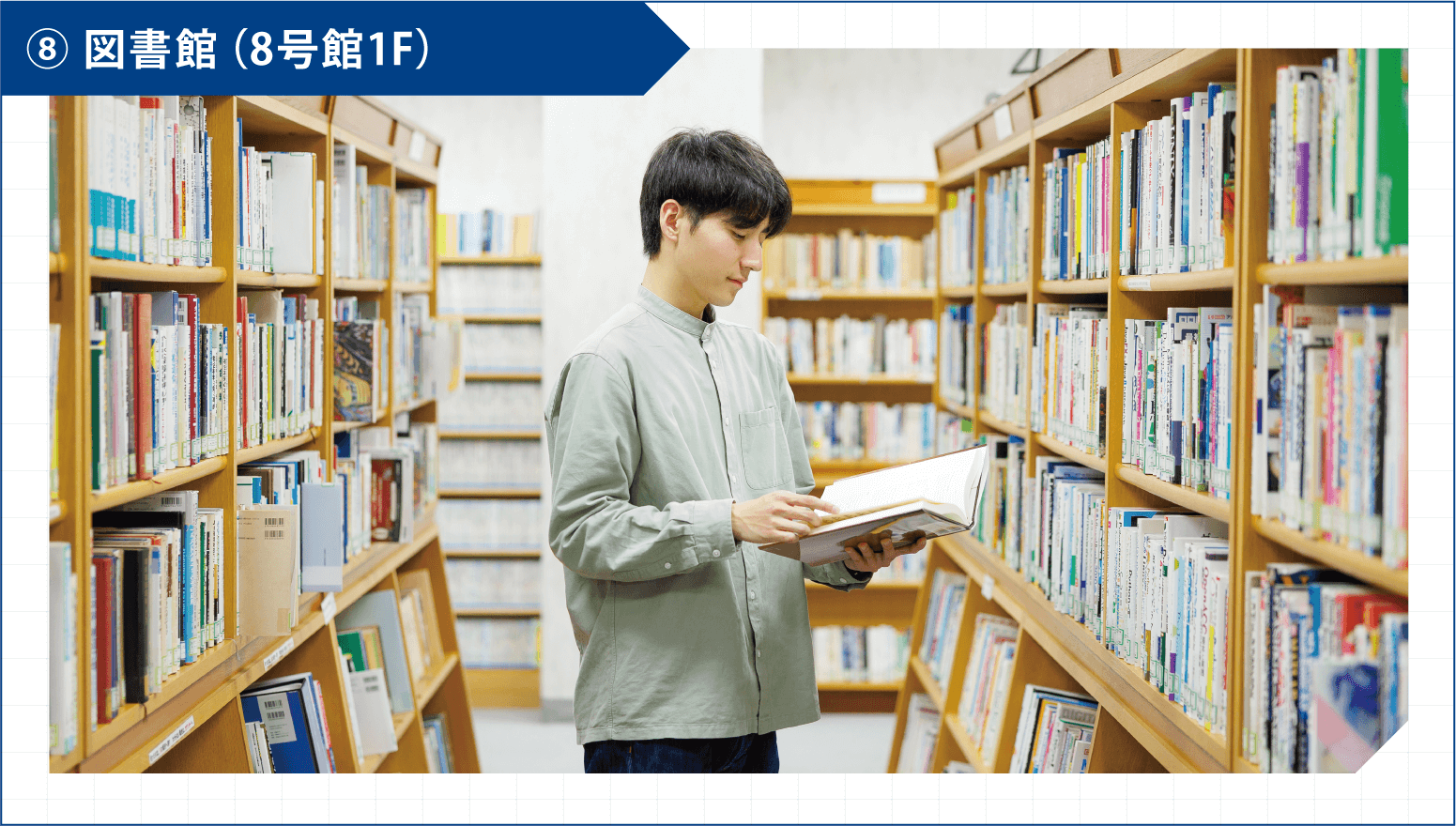 ⑧図書館（8号館1階）
